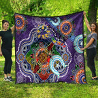 Personalised Storm NAIDOC Week 2024 Quilt Australia Aboriginal Dot Painting