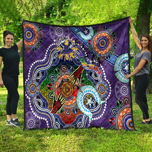 Personalised Storm NAIDOC Week 2024 Quilt Australia Aboriginal Dot Painting