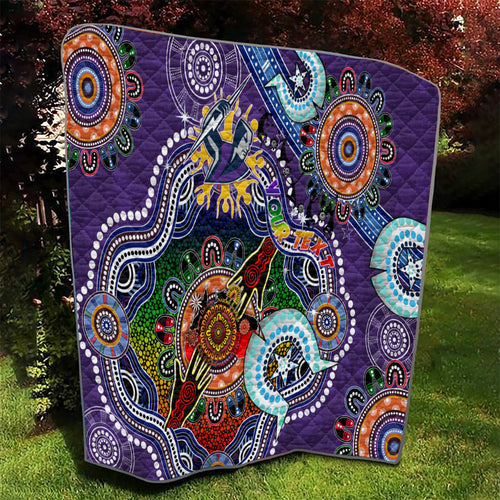 Personalised Storm NAIDOC Week 2024 Quilt Australia Aboriginal Dot Painting