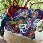Personalised Storm NAIDOC Week 2024 Quilt Australia Aboriginal Dot Painting