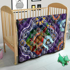 Personalised Storm NAIDOC Week 2024 Quilt Australia Aboriginal Dot Painting