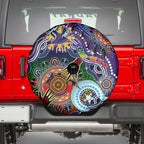 Personalised Storm NAIDOC Week 2024 Spare Tire Cover Australia Aboriginal Dot Painting