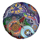 Personalised Storm NAIDOC Week 2024 Spare Tire Cover Australia Aboriginal Dot Painting