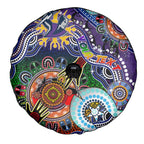 Personalised Storm NAIDOC Week 2024 Spare Tire Cover Australia Aboriginal Dot Painting