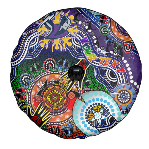 Personalised Storm NAIDOC Week 2024 Spare Tire Cover Australia Aboriginal Dot Painting