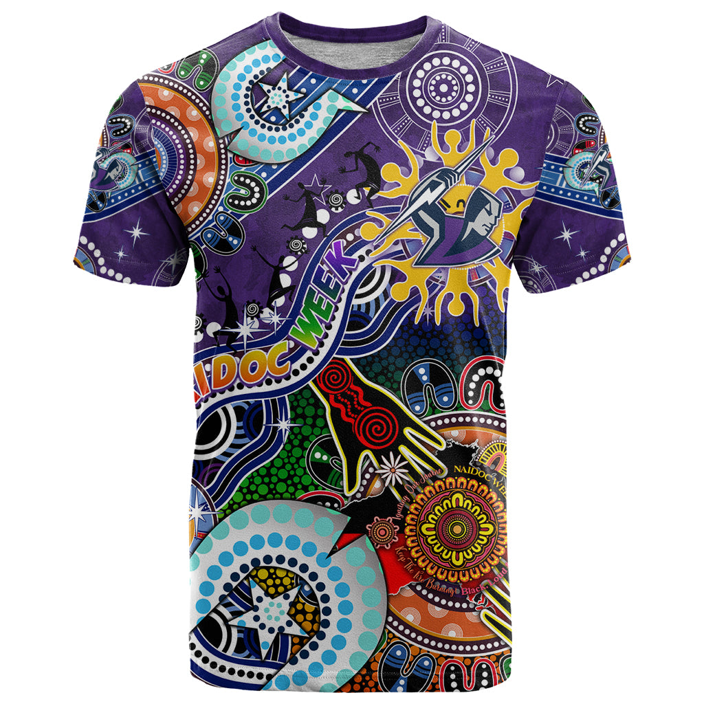 Personalised Storm NAIDOC Week 2024 T Shirt Australia Aboriginal Dot Painting