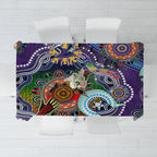Personalised Storm NAIDOC Week 2024 Tablecloth Australia Aboriginal Dot Painting