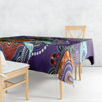 Personalised Storm NAIDOC Week 2024 Tablecloth Australia Aboriginal Dot Painting
