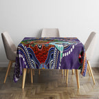 Personalised Storm NAIDOC Week 2024 Tablecloth Australia Aboriginal Dot Painting