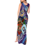 Personalised Storm NAIDOC Week 2024 Tank Maxi Dress Australia Aboriginal Dot Painting