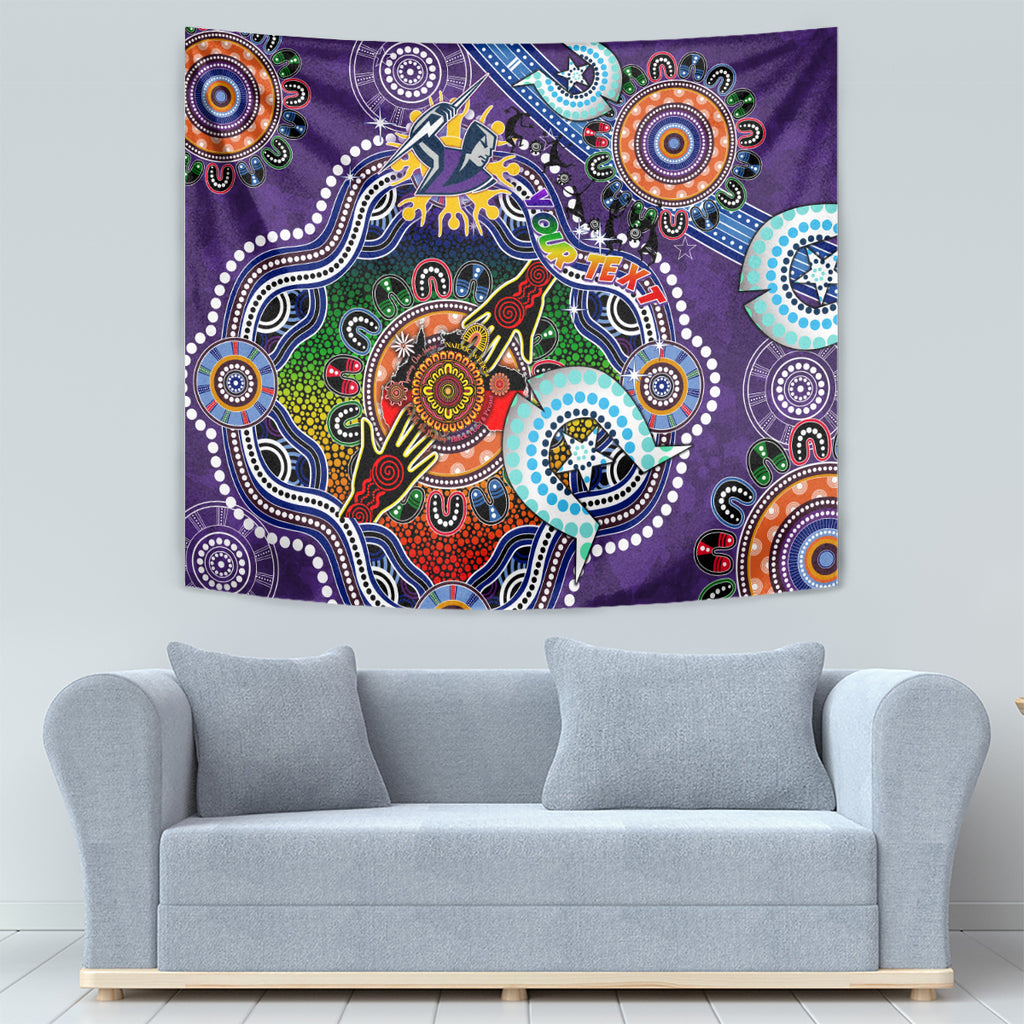 Personalised Storm NAIDOC Week 2024 Tapestry Australia Aboriginal Dot Painting