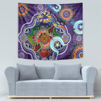 Personalised Storm NAIDOC Week 2024 Tapestry Australia Aboriginal Dot Painting