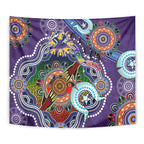 Personalised Storm NAIDOC Week 2024 Tapestry Australia Aboriginal Dot Painting