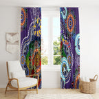 Personalised Storm NAIDOC Week 2024 Window Curtain Australia Aboriginal Dot Painting