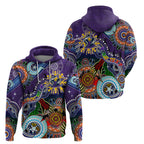 Personalised Storm NAIDOC Week 2024 Zip Hoodie Australia Aboriginal Dot Painting