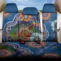 Personalised Knights NAIDOC Week 2024 Back Car Seat Cover Australia Aboriginal Dot Painting