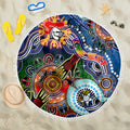 Personalised Knights NAIDOC Week 2024 Beach Blanket Australia Aboriginal Dot Painting