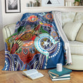 Personalised Knights NAIDOC Week 2024 Blanket Australia Aboriginal Dot Painting