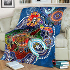 Personalised Knights NAIDOC Week 2024 Blanket Australia Aboriginal Dot Painting