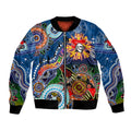 Personalised Knights NAIDOC Week 2024 Bomber Jacket Australia Aboriginal Dot Painting