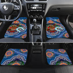 Personalised Knights NAIDOC Week 2024 Car Mats Australia Aboriginal Dot Painting