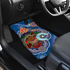 Personalised Knights NAIDOC Week 2024 Car Mats Australia Aboriginal Dot Painting