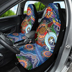 Personalised Knights NAIDOC Week 2024 Car Seat Cover Australia Aboriginal Dot Painting