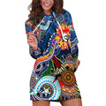 Personalised Knights NAIDOC Week 2024 Hoodie Dress Australia Aboriginal Dot Painting