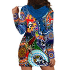 Personalised Knights NAIDOC Week 2024 Hoodie Dress Australia Aboriginal Dot Painting