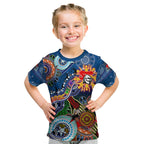 Personalised Knights NAIDOC Week 2024 Kid T Shirt Australia Aboriginal Dot Painting