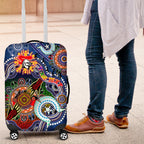 Personalised Knights NAIDOC Week 2024 Luggage Cover Australia Aboriginal Dot Painting