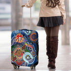 Personalised Knights NAIDOC Week 2024 Luggage Cover Australia Aboriginal Dot Painting