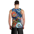Personalised Knights NAIDOC Week 2024 Men Tank Top Australia Aboriginal Dot Painting