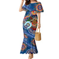 Personalised Knights NAIDOC Week 2024 Mermaid Dress Australia Aboriginal Dot Painting