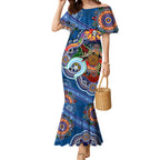 Personalised Knights NAIDOC Week 2024 Mermaid Dress Australia Aboriginal Dot Painting