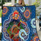 Personalised Knights NAIDOC Week 2024 Quilt Australia Aboriginal Dot Painting