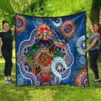 Personalised Knights NAIDOC Week 2024 Quilt Australia Aboriginal Dot Painting