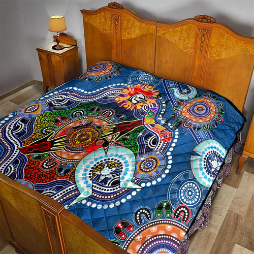 Personalised Knights NAIDOC Week 2024 Quilt Australia Aboriginal Dot Painting