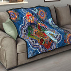 Personalised Knights NAIDOC Week 2024 Quilt Australia Aboriginal Dot Painting