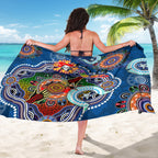 Personalised Knights NAIDOC Week 2024 Sarong Australia Aboriginal Dot Painting