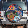 Personalised Knights NAIDOC Week 2024 Spare Tire Cover Australia Aboriginal Dot Painting
