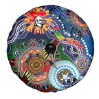 Personalised Knights NAIDOC Week 2024 Spare Tire Cover Australia Aboriginal Dot Painting