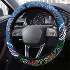 Knights NAIDOC Week 2024 Steering Wheel Cover Australia Aboriginal Dot Painting