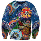 Personalised Knights NAIDOC Week 2024 Sweatshirt Australia Aboriginal Dot Painting