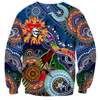 Personalised Knights NAIDOC Week 2024 Sweatshirt Australia Aboriginal Dot Painting