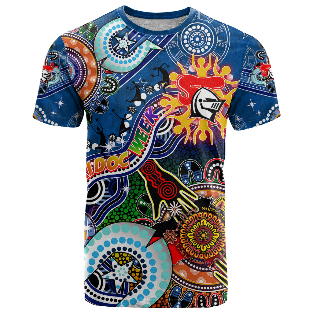 Personalised Knights NAIDOC Week 2024 T Shirt Australia Aboriginal Dot Painting