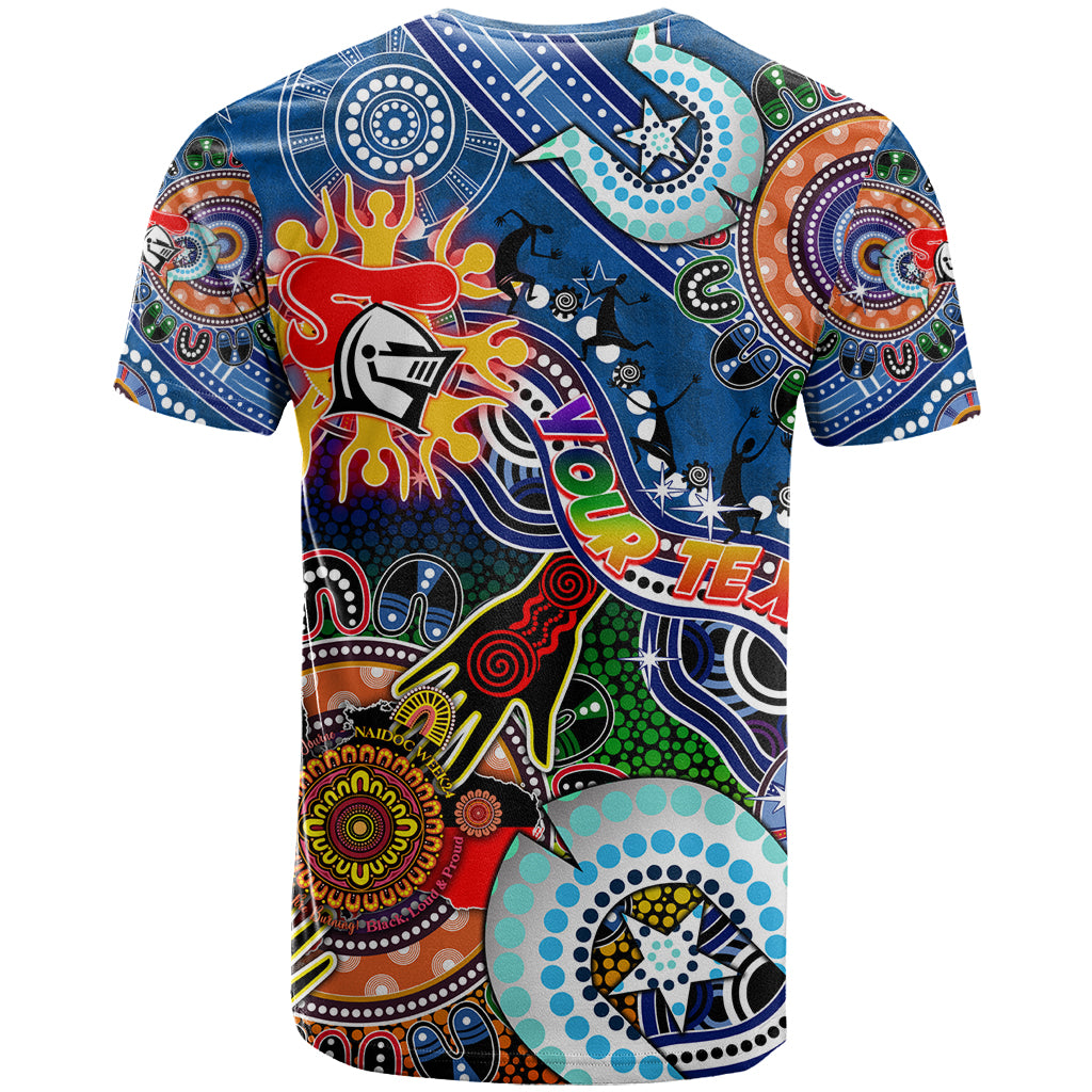Personalised Knights NAIDOC Week 2024 T Shirt Australia Aboriginal Dot Painting