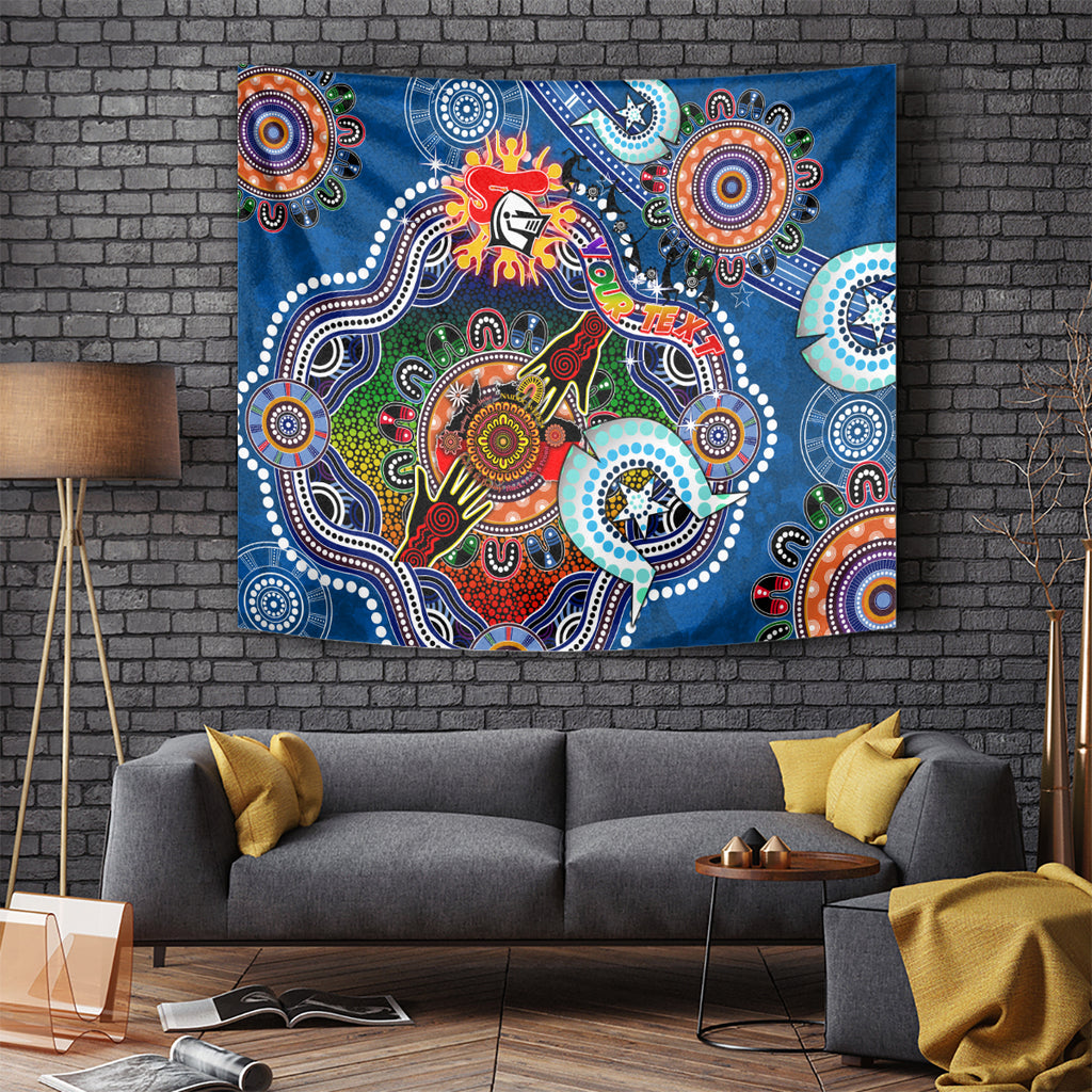 Personalised Knights NAIDOC Week 2024 Tapestry Australia Aboriginal Dot Painting
