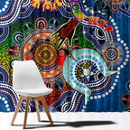 Personalised Knights NAIDOC Week 2024 Window Curtain Australia Aboriginal Dot Painting
