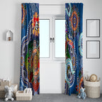 Personalised Knights NAIDOC Week 2024 Window Curtain Australia Aboriginal Dot Painting